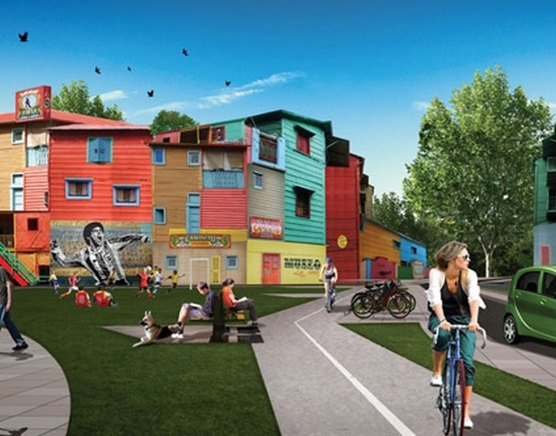 El barrio de Boca, en Buenos Aires, en 2030